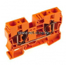 Клеммная колодка DINKLE AK10-OR, Пружинная, сечение провода 1.5-10 мм2, ток 57 A, Оранжевый фото 2