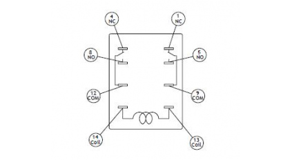 Гнездо для реле CHENYAO CST-A08F2 фото 7