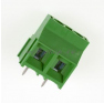 Клеммная колодка DINKLE EK950V-02P, Винтовая, 2 контакта, сечение провода 0.5-4 мм2, ток 32 A, Зеленый фото 2