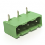 Клеммная колодка DINKLE 3EHDRC-03P, 3 контакта, сечение провода - мм2, ток 18 A, Зеленый фото 2