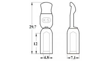 Контакт разъема KST BMC8AG фото 4
