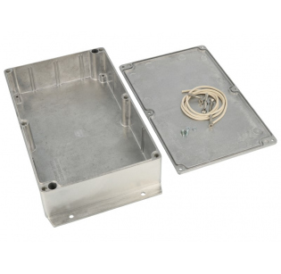 Корпус для РЭА ECT G124MF-RU, 222x146x55 мм, Алюминий, Натуральный