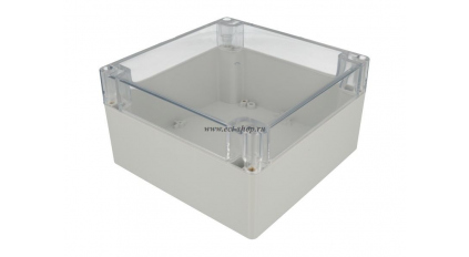 Корпус для РЭА GAINTA G288C, 160x160x90 мм, Поликарбонат, Светло-серый фото 1