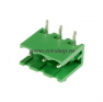 Клеммная колодка DINKLE 5EHDR-03P, 3 контакта, сечение провода - мм2, ток 18 A, Зеленый фото 2