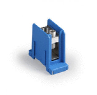 Клеммная колодка ENSTO KE87.1B, Винтовая, сечение провода 25-50 мм2, ток 215 A, Синий