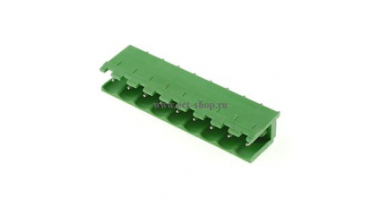 Клеммная колодка DINKLE 2EHDV-09P, 9 контактов, сечение провода - мм2, ток 18 A, Зеленый фото 1