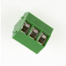 Клеммная колодка DINKLE DT-126AP-03P, Винтовая, 3 контакта, сечение провода 0.5-1.5 мм2, ток 10 A, Зеленый фото 2