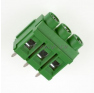 Клеммная колодка DINKLE ESK750V-03P, Винтовая, 3 контакта, сечение провода 0.2-4 мм2, ток 32 A, Зеленый фото 4