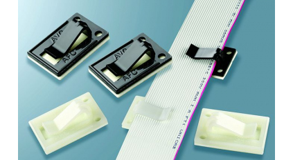 Cамоклеющаяся площадка для крепления кабеля AVC AFC-22A-B (100шт) фото 1