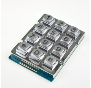 Клавиатура ACCORD AK-207-N-SSL-WP-MM-GR-ESD