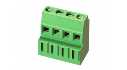 Клеммная колодка DINKLE EEK381V-02P, Винтовая, 2 контакта, сечение провода 0.5-1.5 мм2, ток 12 A, Зеленый фото 3