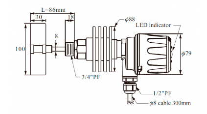 Ротационный датчик уровня FINETEK SE3804B3UI фото 3