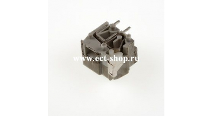 Клеммная колодка DINKLE WKV100A, Пружинная, 1 контакт, сечение провода 0.5-2.5 мм2, ток 24 A, Серый фото 1