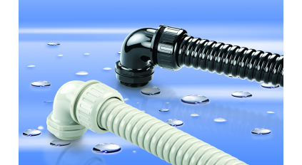 Муфта вводная угловая для металлорукава, AVC S-FGW26-E-26B, 3/4