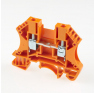 Клеммная колодка DINKLE DK4OR, Винтовая, сечение провода 0.5-4 мм2, ток 32 A, Оранжевый фото 3