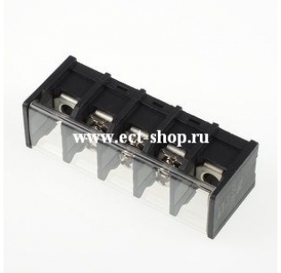 Клеммная колодка DINKLE DT-4C-A01W-03, Винт, 3 контакта, сечение провода 0.5-2.5 мм2, ток 20 A, Черный