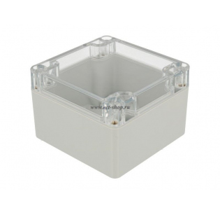 Корпус для РЭА GAINTA G256C, 82x80x55 мм, Поликарбонат, Светло-серый