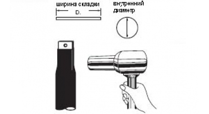 Термоусадочная трубка AVC H-150 (100м) фото 3