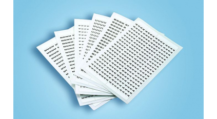 Маркеры кабельные наклейка AVC SM-2-[G] фото 1