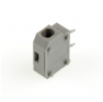 Клеммная колодка DINKLE 144R-01P1, Пружинная, 1 контакт, сечение провода 0.5-1.5 мм2, ток 17.5 A, Серый фото 2
