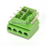 Клеммная колодка DINKLE 5ES-4PR, Винтовая, 4 контакта, сечение провода 0.25-2.5 мм2, ток 18 A, Зеленый фото 4