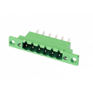 Клеммная колодка DINKLE 5EHDKPM-04P, 4 контакта, сечение провода - мм2, ток 18 A, Зеленый