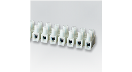 Клеммная колодка HEAVY POW. PA7HDS, Винтовая, 12 контактов, сечение провода 0.75-1.5 мм2, ток 17.5 A, Белый фото 1