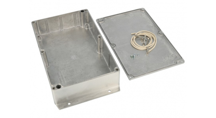 Корпус для РЭА ECT G124MF-RU, 222x146x55 мм, Алюминий, Натуральный фото 1