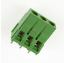 Клеммная колодка DINKLE 25EV-03P, Винтовая, 3 контакта, сечение провода 0.5-4 мм2, ток 32 A, Зеленый фото 2