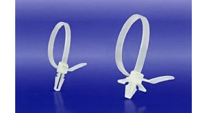 Пластиковыя стяжки с заклепкой AVC ALP-130LT (100шт) фото 1