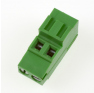 Клеммная колодка DINKLE EEK500V-02P, Винтовая, 2 контакта, сечение провода 0.2-2.5 мм2, ток 12 A, Зеленый фото 3