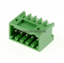 Клеммная колодка DINKLE ECH250V-05P, 5 контактов, сечение провода - мм2, ток 4 A, Зеленый фото 2
