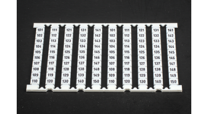 Маркер для клеммников DIN DINKLE TM07W-EV03 фото 1