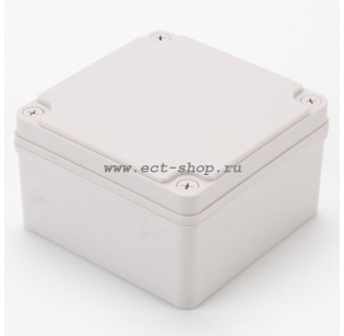 Корпус для РЭА WME (YEE) EPA121207G, 125x125x75 мм, АБС, Светло-серый