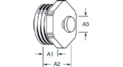 Заглушка резьбовая AVC SPG-M25H-G-1 фото 3