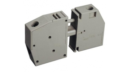 Клеммная колодка DINKLE PPAC-16, Винтовая, сечение провода 0.5-25 мм2, ток 101 A, Бежевый фото 2