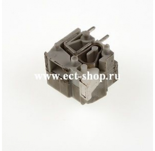 Клеммная колодка DINKLE WKV100A, Пружинная, 1 контакт, сечение провода 0.5-2.5 мм2, ток 24 A, Серый