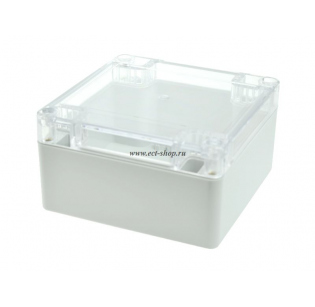 Корпус для РЭА GAINTA G2100C, 100x100x55 мм, Поликарбонат, Светло-серый