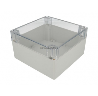 Корпус для РЭА GAINTA G288C, 160x160x90 мм, Поликарбонат, Светло-серый