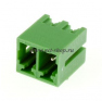 Клеммная колодка DINKLE ECH381V-02P, 2 контакта, сечение провода - мм2, ток 14 A, Зеленый фото 2