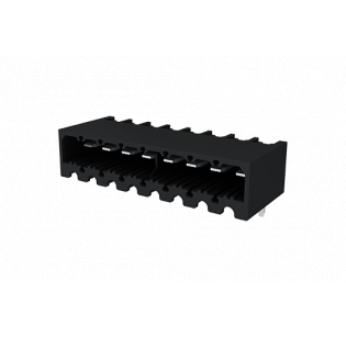 Клеммная колодка DINKLE 0225-3312L, 12 контактов, сечение провода - мм2, ток 15 A, Черный
