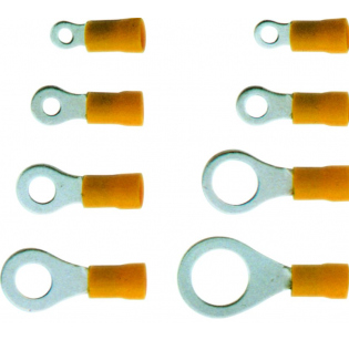 Наконечник кабельный кольцевой KST RV5-8 YELLOW (500шт)