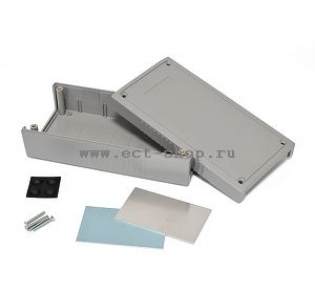 Корпус для РЭА GAINTA G422A, 190x100x60 мм, ABS, Темно-серый