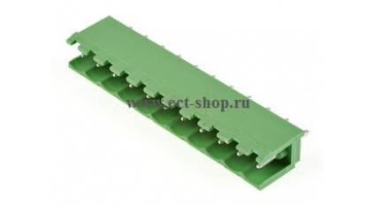 Клеммная колодка DINKLE 5EHDV-11P, 11 контактов, сечение провода - мм2, ток 18 A, Зеленый фото 1
