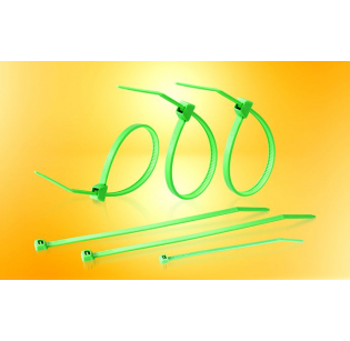 Стяжки пластиковые AVC ALT-250L-GN-HR (100шт)