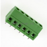Клеммная колодка DINKLE EK508V-06P, Винтовая, 6 контактов, сечение провода - мм2, ток 24 A, Зеленый фото 2