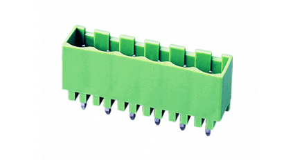 Клеммная колодка DINKLE 2EHDVC-04P, 4 контакта, сечение провода - мм2, ток 24 A, Зеленый фото 2