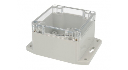 Корпус для РЭА GAINTA G256CMF, 82x80x55 мм, Поликарбонат, Светло-серый фото 1