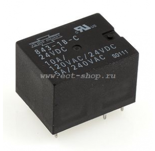Промежуточное реле SONG CHUAN 843-1B-C 24VDC, 10A