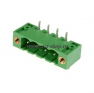 Клеммная колодка DINKLE 2EHDRM-04P, 4 контакта, сечение провода - мм2, ток 18 A, Зеленый фото 2